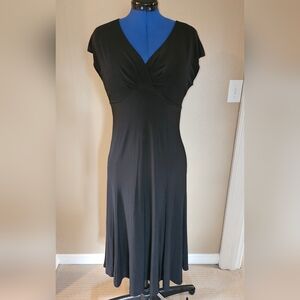 Black ankle length dress